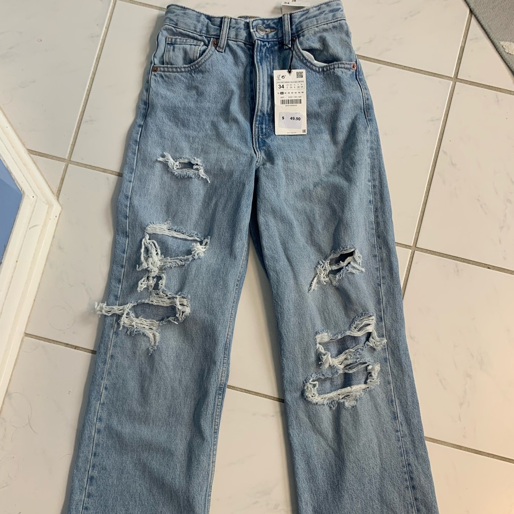 Zara Wide Leg Jeans